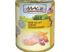 Clearance Mac's Katzen-Nassfutter Huhn Pur mit Gelfügelherzen 400 g