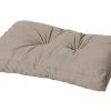 Madison Rückenkissen Basic 40 cm x 60 cm x 8 cm Taupe