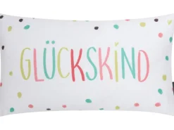 Magma Kissen Glückskind 30 cm x 50 cm Bunt