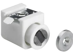 Sale Magnetschnäpper zum Aufschieben Kunststoff Weiß 2 Stück