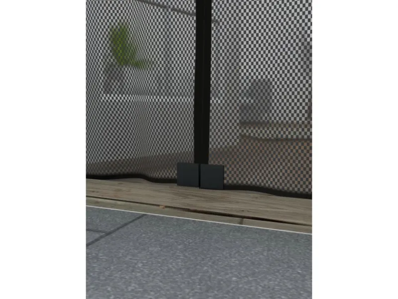 Magnetvorhang Anthrazit 95 x 235 cm