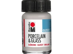 Best Marabu Porcelain & Glass Glossy 15 ml Metallic-Silber Silber Metallic