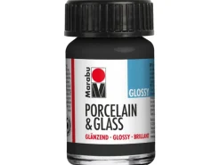 Sale Marabu Porcelain & Glass Glossy 15 ml Schwarz
