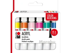 Sale Marabu Acrylfarbenset Color Blocking 6 x 12 ml