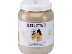 Marabu Glitter transparent 1,5 l staub Gold