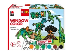 Marabu Kids Window Color-Set Dinosaurier 6x25 ml