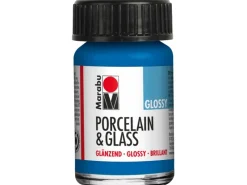 Marabu Porcelain & Glass Glossy, Enzian, 15 ml