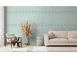 Marburg Bordüre 5 m x 0,18 cm Grafisch Modern Grün FSC®