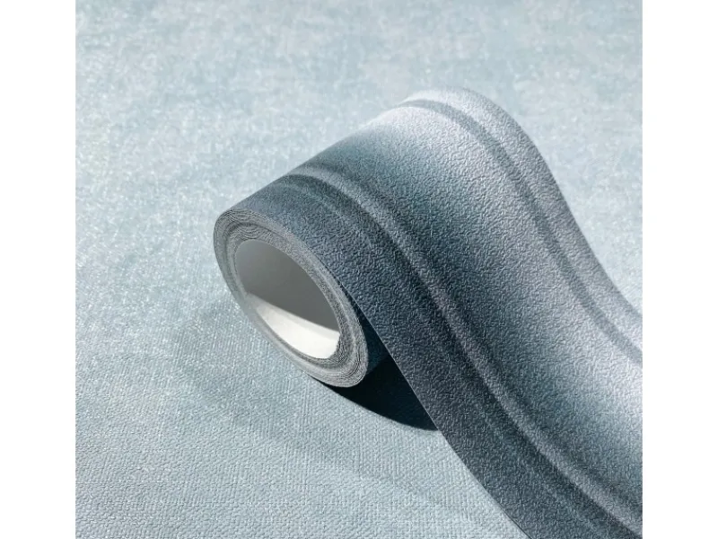 Outlet Marburg Bordüre 5 m x 0,09 cm Streifen Modern Blau FSC®