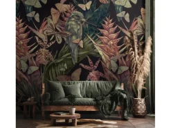 Online Marburg Fototapete Smart Art Gallery Floral Modern Schwarz FSC®