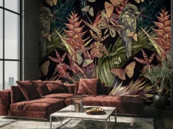 Online Marburg Fototapete Smart Art Gallery Floral Modern Schwarz FSC®