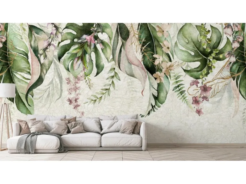 Marburg Fototapete Smart Art Gallery 5 Floral Modern Grau FSC®