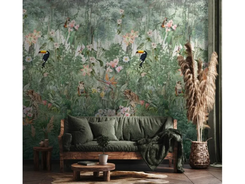 Marburg Fototapete Smart Art Gallery Floral Modern Grün FSC®