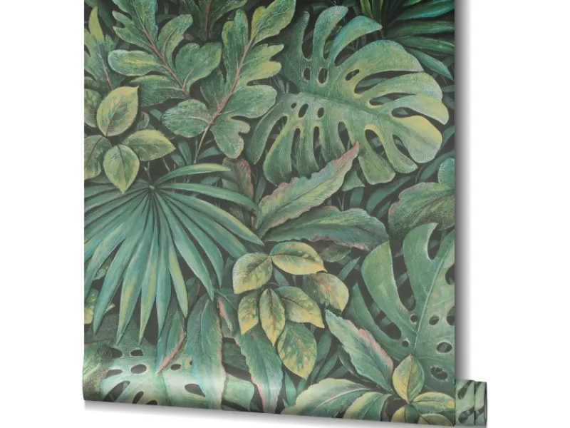 Hot Marburg Vliestapete Botanica Floral FSC® Grün