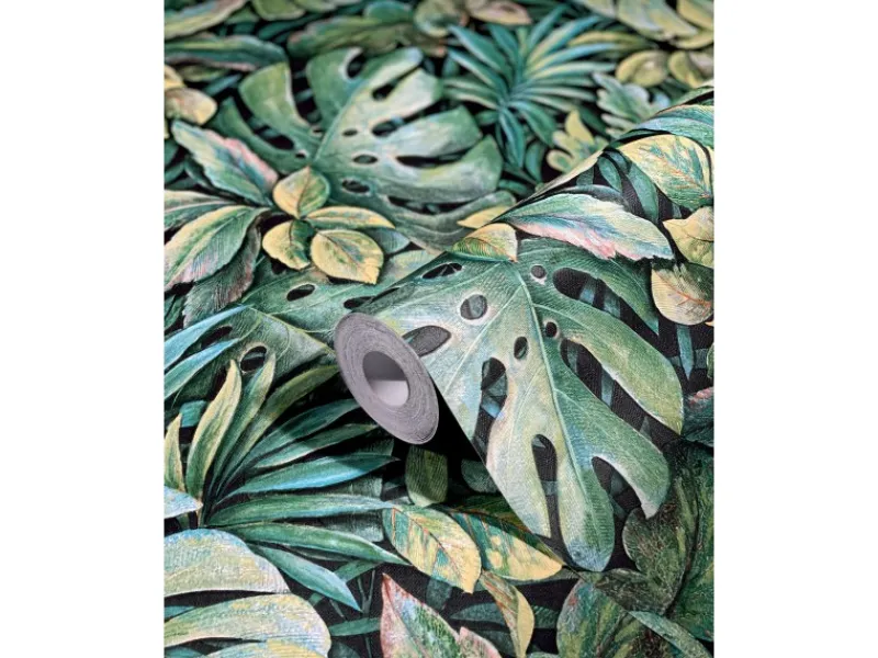 Hot Marburg Vliestapete Botanica Floral FSC® Grün