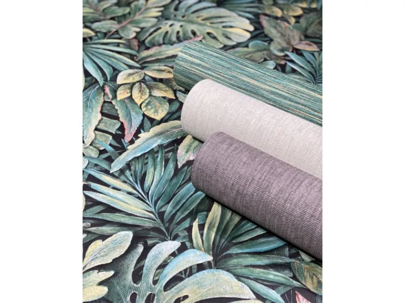 Hot Marburg Vliestapete Botanica Floral FSC® Grün