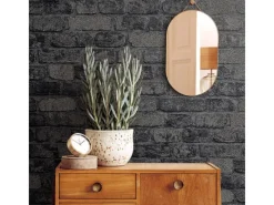 Discount Marburg Vliestapete Imagine Holz/Stein Schwarz