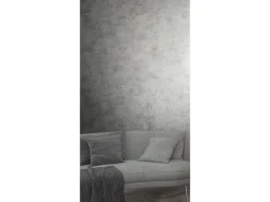 Marburg Vliestapete in Leicht Glänzender Betonoptik Uni Grau-Silber FSC®
