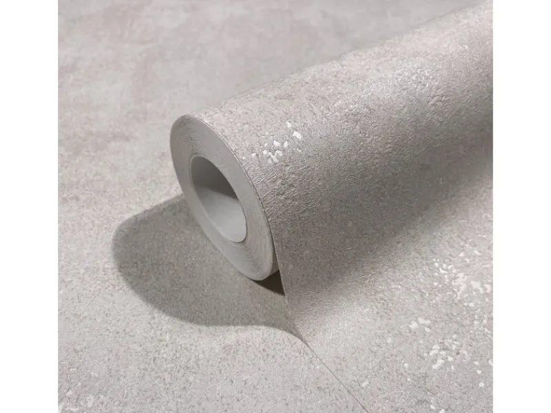 Marburg Vliestapete in Leicht Glänzender Uni Beige FSC®