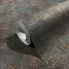 Outlet Marburg Vliestapete in Leicht Glänzender Betonoptik Uni Schwarz-Kupfer FSC®