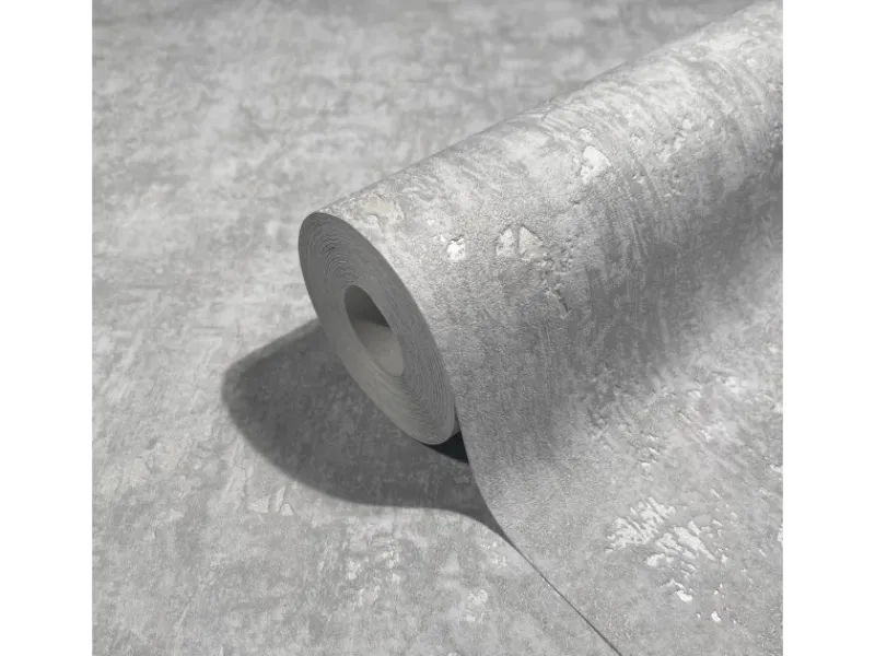 Discount Marburg Vliestapete Jackie 7 Struktur Modern Grau-Weiß FSC®