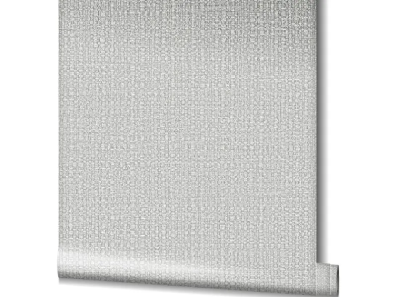 Marburg Vliestapete Vintage Deluxe Struktur Flechtmuster FSC® Grau-Silber