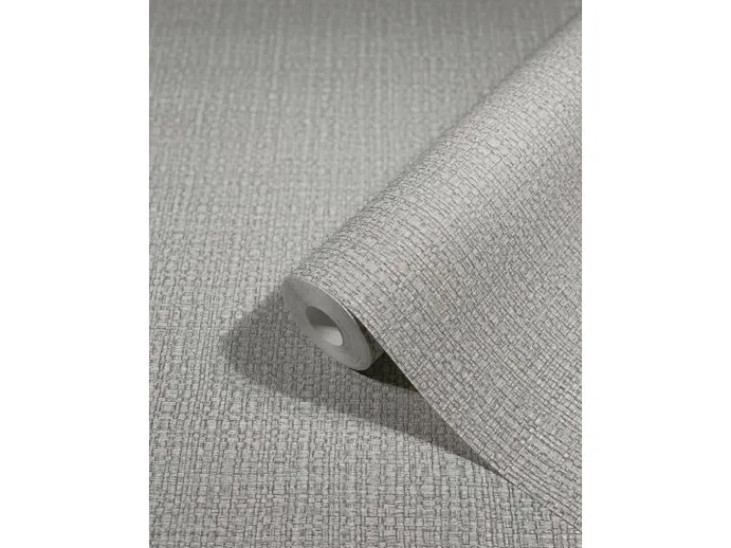 Marburg Vliestapete Vintage Deluxe Struktur Flechtmuster FSC® Grau-Silber