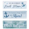 Hot Maritimer Deko Aufsteller 3-fach mit Spruch