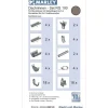 Marley Dachrinnen-Set RG 100 für Blockh. L 5 m inkl. Verstellw. Braun