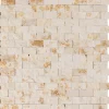 Hot Marmormosaikmatte Sunny Beige Brick 32 cm x 32 cm