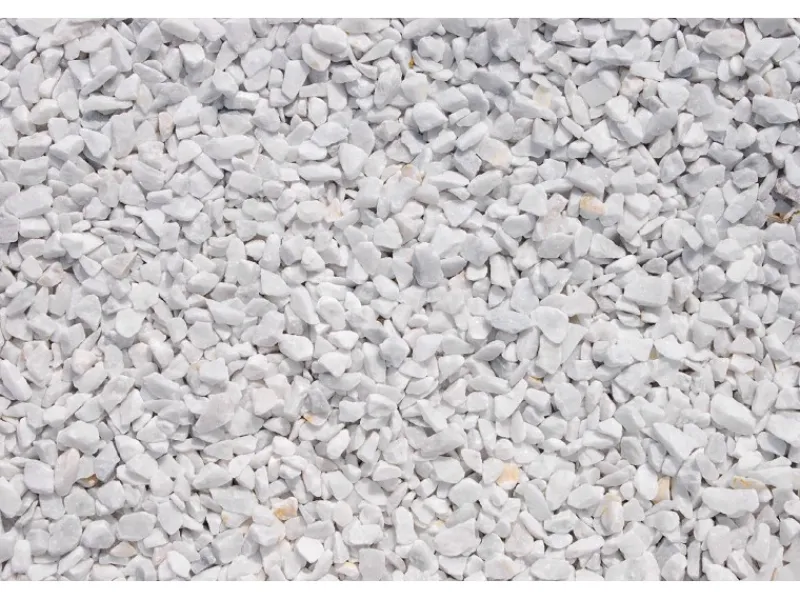 Best Scherf Marmorsplitt Carrara Weiß 9 - 12 mm 25 kg PE-Sack