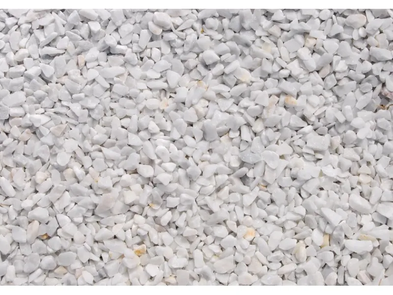 Best Scherf Marmorsplitt Carrara Weiß 9 - 12 mm 25 kg PE-Sack