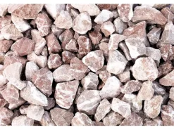 Outlet Scherf Marmorsplitt Creme-Rot 16 - 32 mm 1000 kg Big-Bag