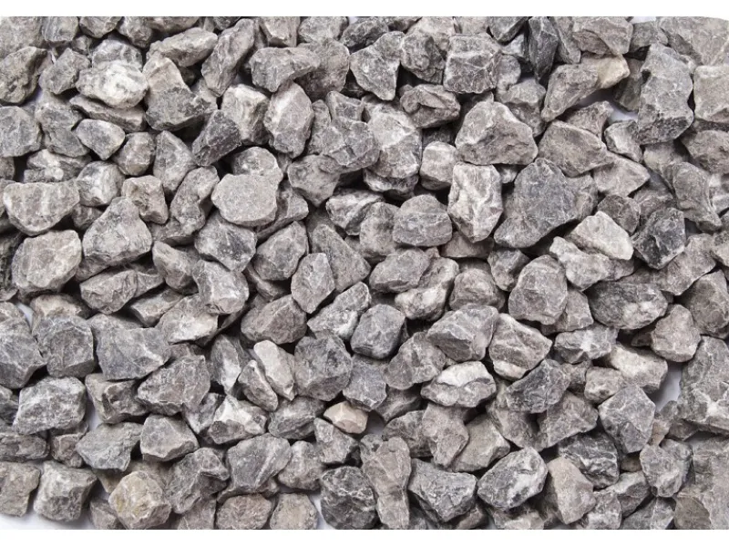 Scherf Marmorsplitt Grau-Weiß 16 - 25 mm 25 kg PE-Sack