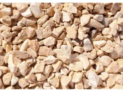 Scherf Marmorsplitt Siena-Gelb 22 - 32 mm 25 kg PE-Sack