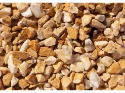 Scherf Marmorsplitt Siena-Gelb 22 - 32 mm 25 kg PE-Sack