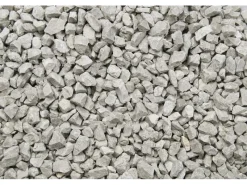 Hot Scherf Marmorsplitt Silber-Grau 8 - 12 mm 25 kg PE-Sack