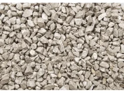 Hot Scherf Marmorsplitt Silber-Grau 8 - 12 mm 25 kg PE-Sack