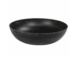 Discount matches21 HOME&HOBBY Pflanzschale für Draussen in Marmoriert 37 x 10,5 cm Schwarz