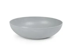 matches21 HOME&HOBBY Pflanzschale für Draussen in Hell-Grau Marmoriert 37 x 10,5 cm