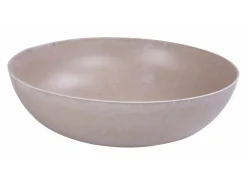 Discount matches21 HOME&HOBBY Pflanzschale für Draussen in Sand-Farben Marmoriert 30 x 9 cm Sandfarben