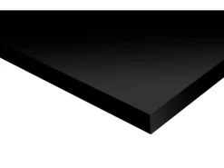 Outlet Möbelbauplatte 260 cm x 20 cm x 1,9 cm Schwarz
