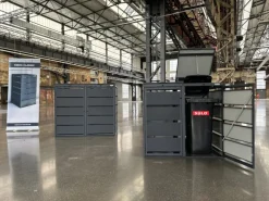 MBOX24 Classic Mülltonnenbox für 4 Mülltonnen (240L) aus Verzinktem Stahl 4er Metall Mülltonnenverkleidung in Anthrazit Robust & Wetterfest