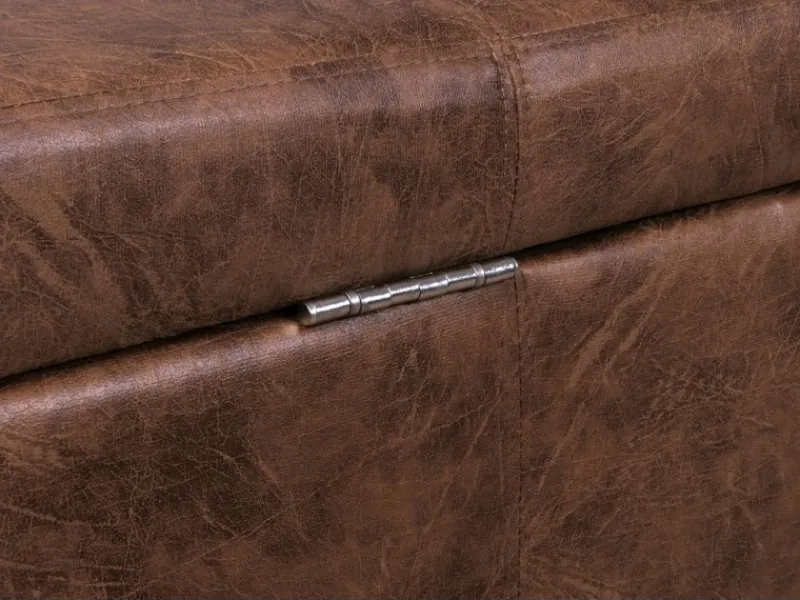 MCW Aufbewahrungs-Truhe Kriens XXL Wildlederimitat