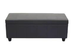 MCW Aufbewahrungs-Truhe Kriens Kunstleder 45x114x45cm Matt