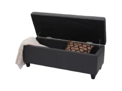 MCW Aufbewahrungs-Truhe Kriens Kunstleder 45x114x45cm Matt