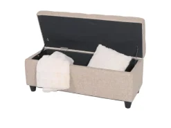 MCW Aufbewahrungs-Truhe Kriens Stoff/Textil 45x114x45cm