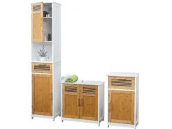 Online MCW Badset A85 Hochschrank Waschbeckenunterschank Kommode