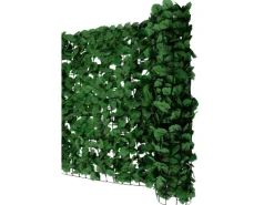 MCW Balkonsichtschutz N77 500x100cm Blatt - 500x100cm Blatt Dunkel