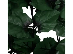 MCW Balkonsichtschutz N77 500x100cm Blatt - 500x100cm Blatt Dunkel